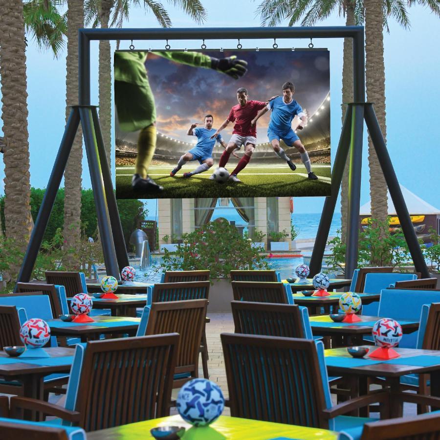 Jumeirah Messilah Beach Kuwait Kuwait City Exterior photo A projection screen